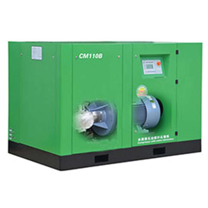 Oil-free screw air compressor for PET bottle blowing production requirements